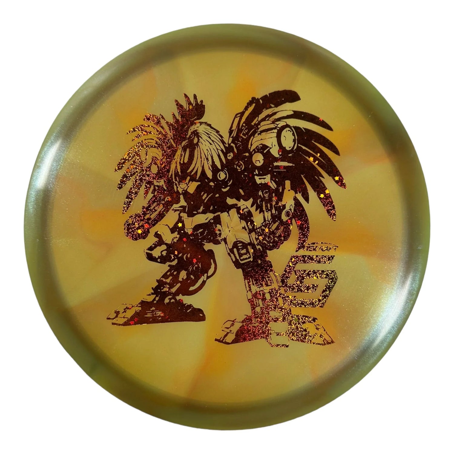 Discraft Buzzz | Z Swirl | Green/Bronze 177g (Chris Dickerson) Disc Golf