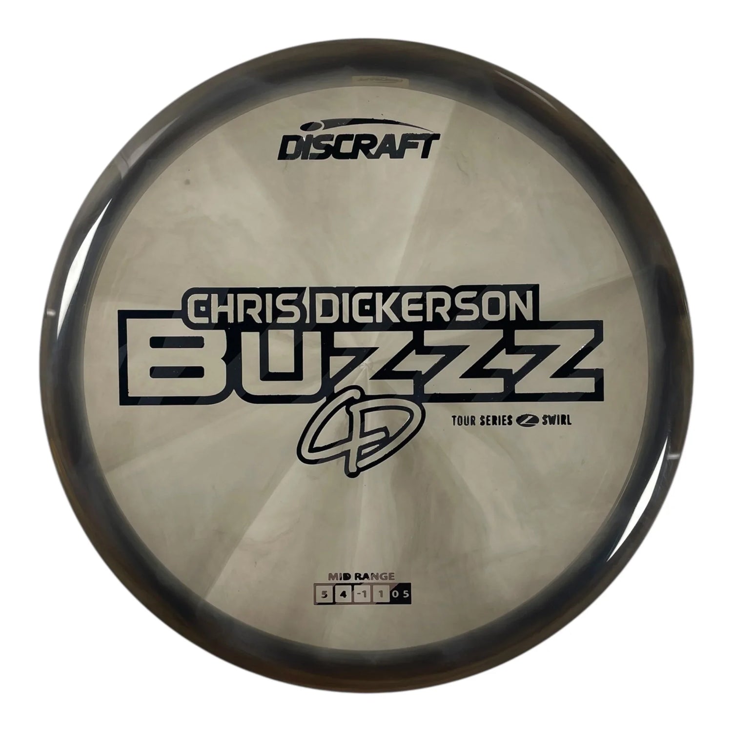 Discraft Buzzz | Z Swirl | Grey/Stripes 177g (Chris Dickerson 2025 Tour Series) Disc Golf