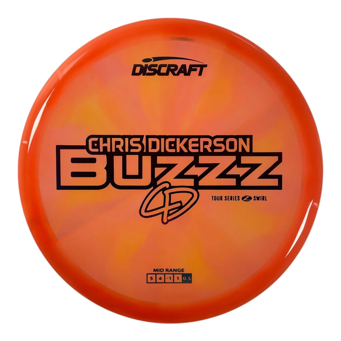 Discraft Buzzz | Z Swirl | Orange/Sunset 177g (Chris Dickerson 2025 Tour Series) Disc Golf