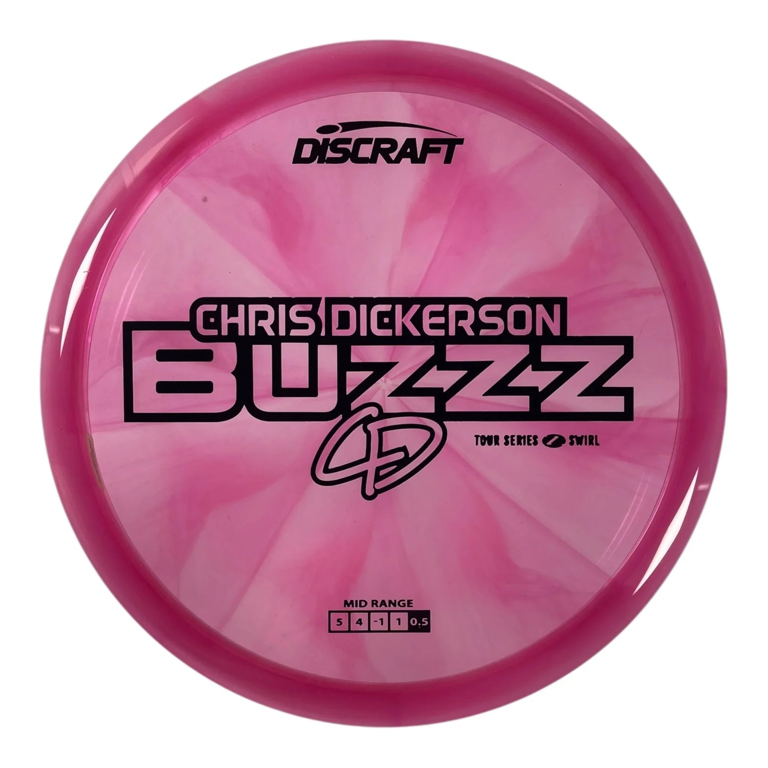 Discraft Buzzz | Z Swirl | Pink/Black 177g (Chris Dickerson 2025 Tour Series) Disc Golf