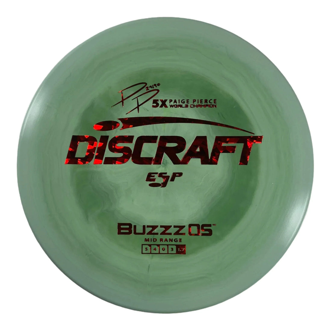 Discraft Buzzz OS | ESP | Green/Red 177g Disc Golf