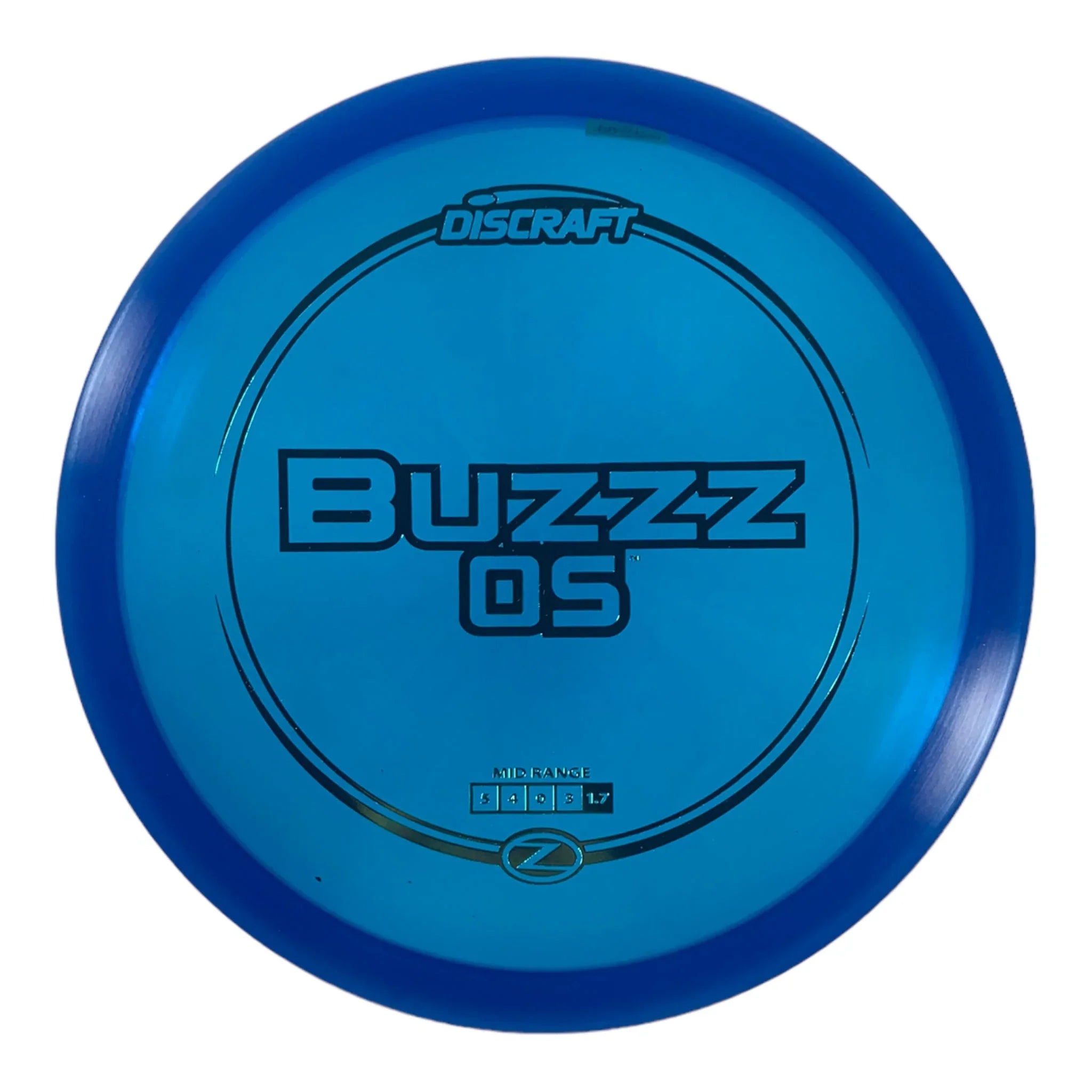 Discraft Buzzz OS | Z Line | Blue/Green 177g Disc Golf