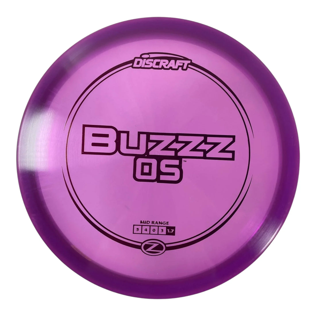 Discraft Buzzz OS | Z Line | Purple/Red 174 - 177g Disc Golf