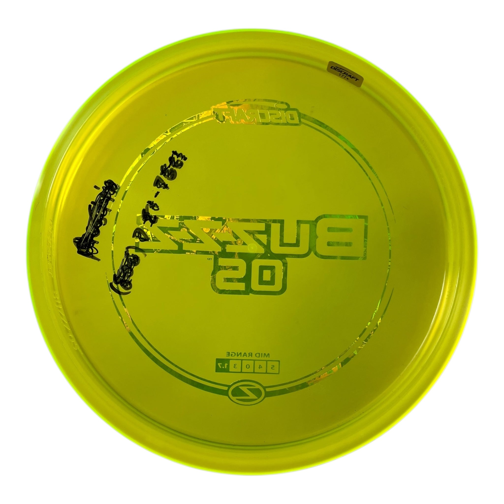 Discraft Buzzz OS - Used Excellent | Z Line | Yellow/Money 180g Disc Golf