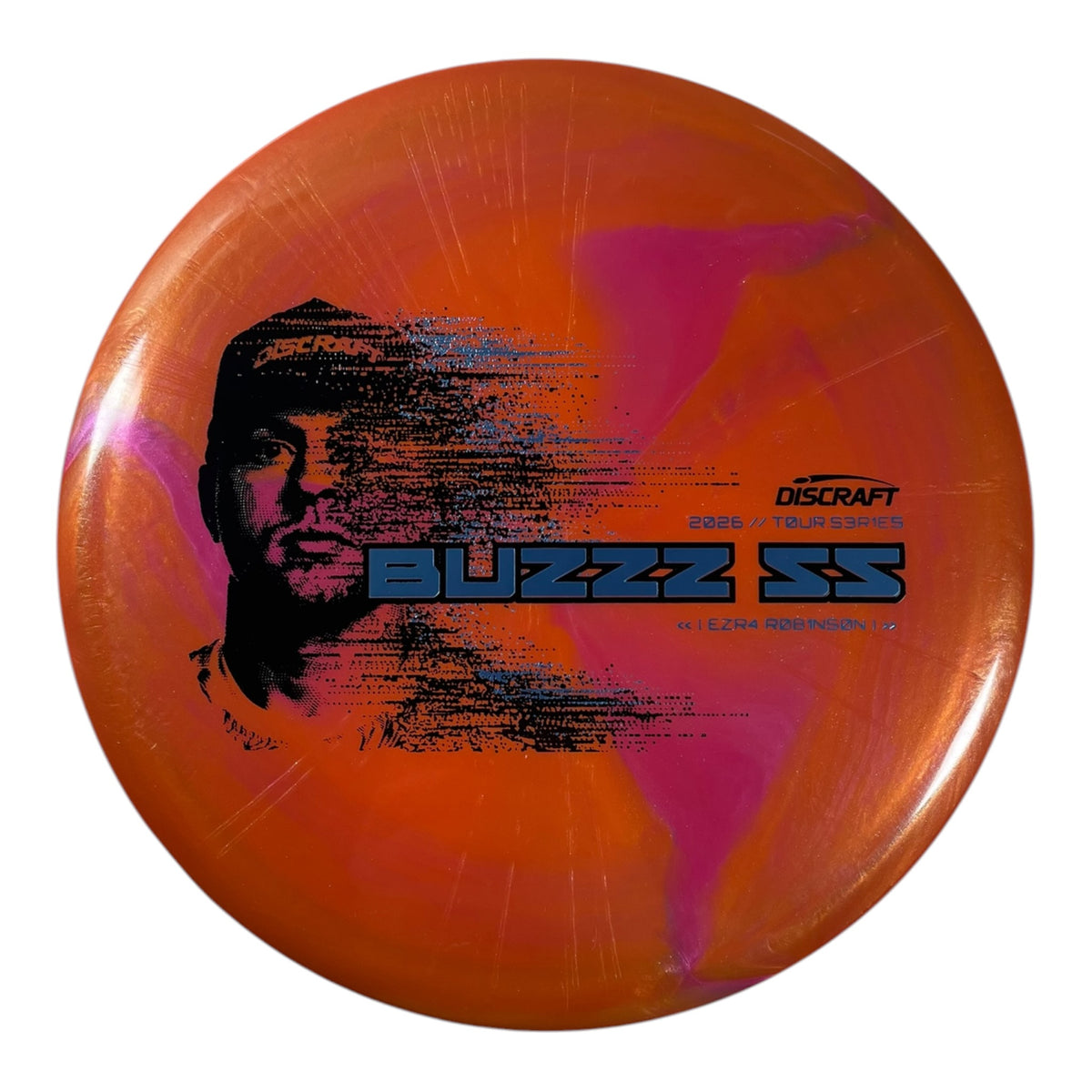 Discraft Buzzz SS | Titanium Big Z | Orange/Blue 180g (Ezra Robinson 2026 Tour Series) Disc Golf