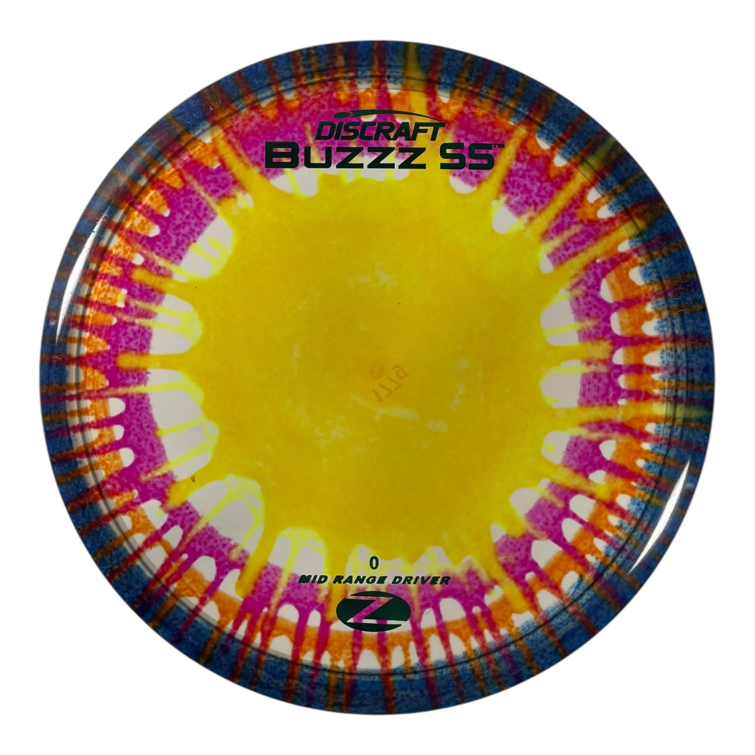 Discraft Buzzz SS | Z Line Fly Dye | Multi/Green 177g Disc Golf