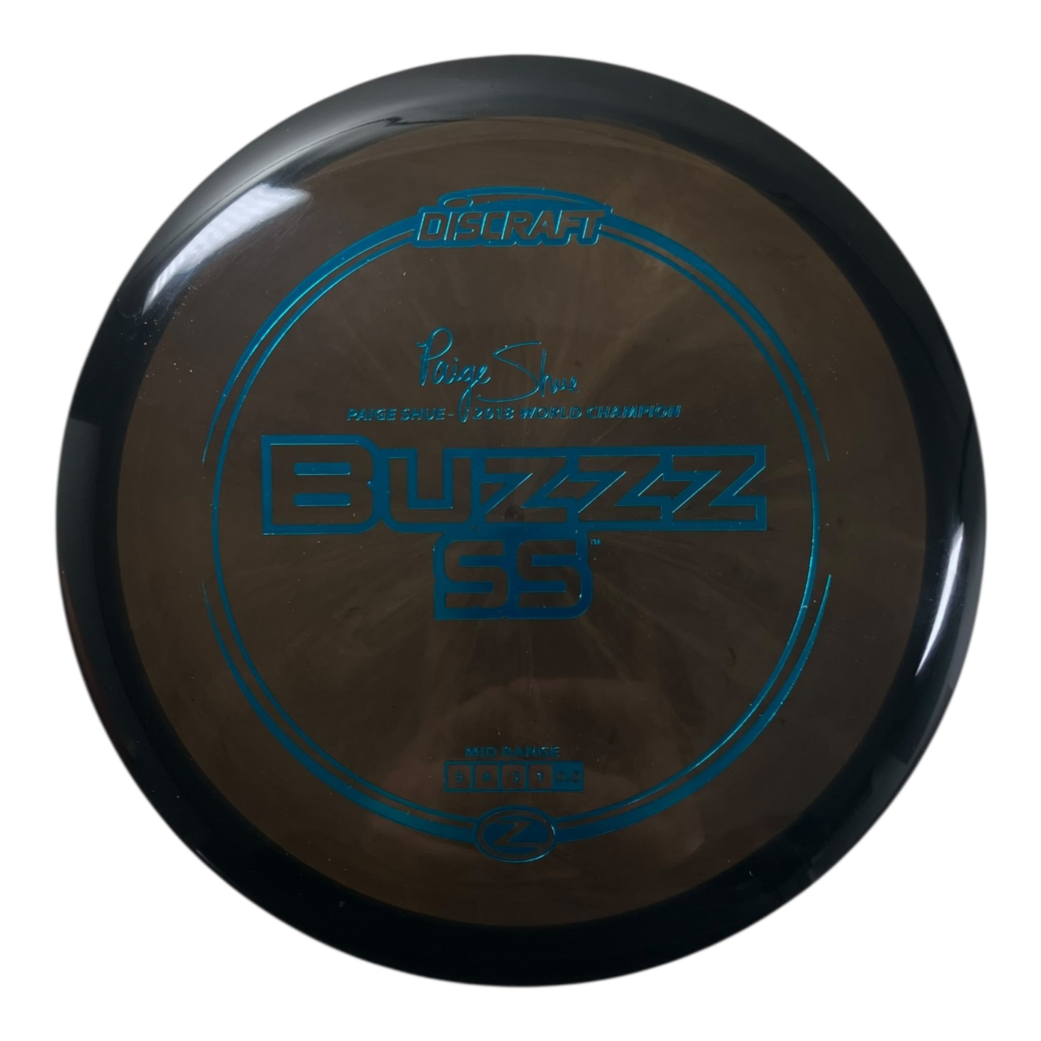 Discraft Buzzz SS | Z Line | Black/Blue 174g Disc Golf