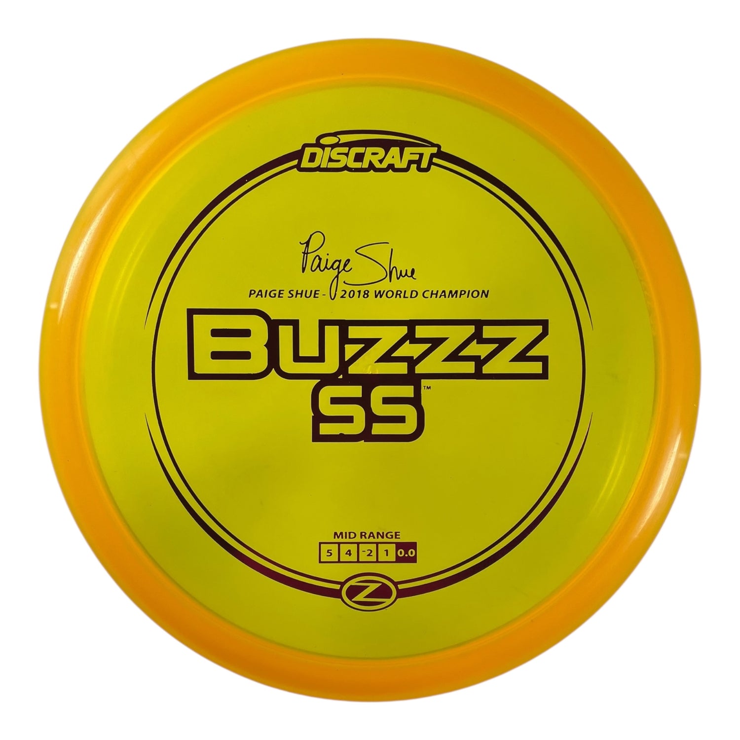 Discraft Buzzz SS | Z Line | Orange/Pink 178g (Paige Shue) Disc Golf