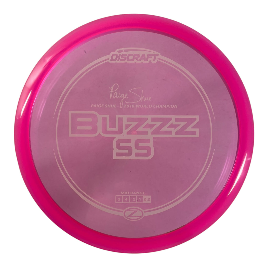 Discraft Buzzz SS | Z Line | Pink/White 175g (Paige Shue) Disc Golf