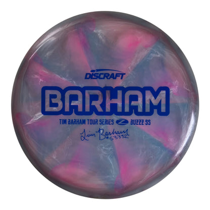 Discraft Buzzz SS - Used Excellent | Z Swirl | Blue/Pink 176g (Tim Barham Tour Series) Disc Golf