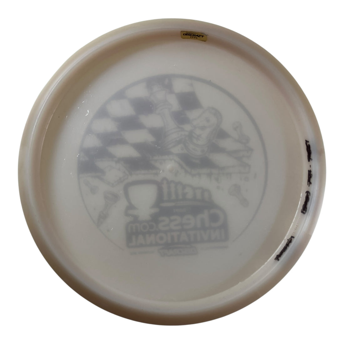 Discraft Buzzz - Used Excellent | Mega Glo | Glow/Red 180g (Chess.com Invitational) Disc Golf