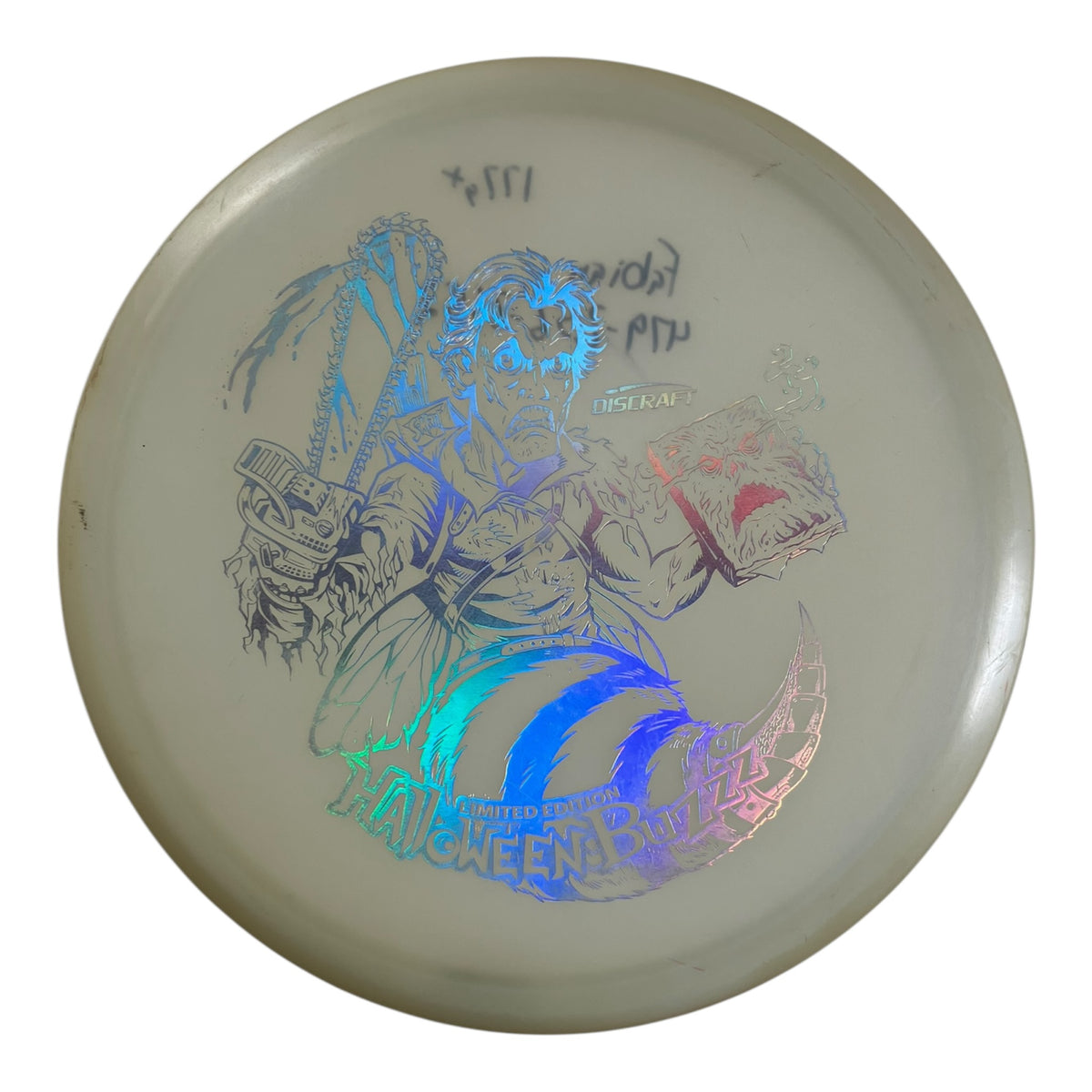 Discraft Buzzz - Used Good | Mega Glo | Glow/Holo 177g (Halloween 2021) Disc Golf