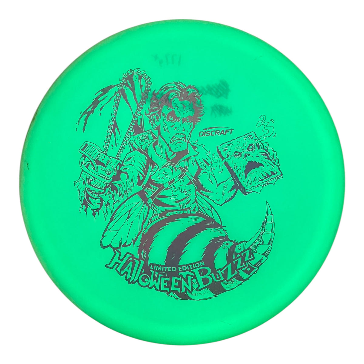 Discraft Buzzz - Used Good | Mega Glo | Glow/Holo 177g (Halloween 2021) Disc Golf