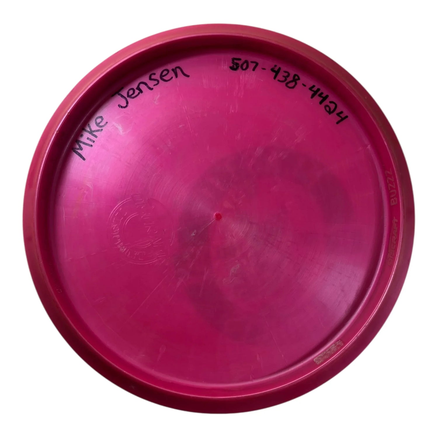 Discraft Buzzz - Used Good | Titanium FLX | Pink/Holo 180g (Ledgestone 2015) Disc Golf