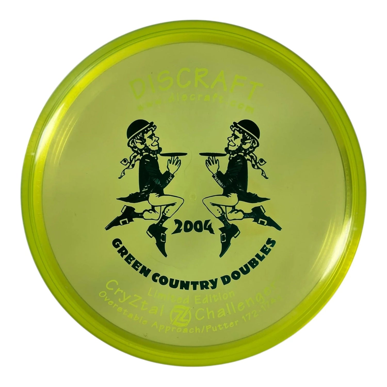 Discraft Challenger | CryZtal Z | Yellow/Green 174g (2004) Disc Golf
