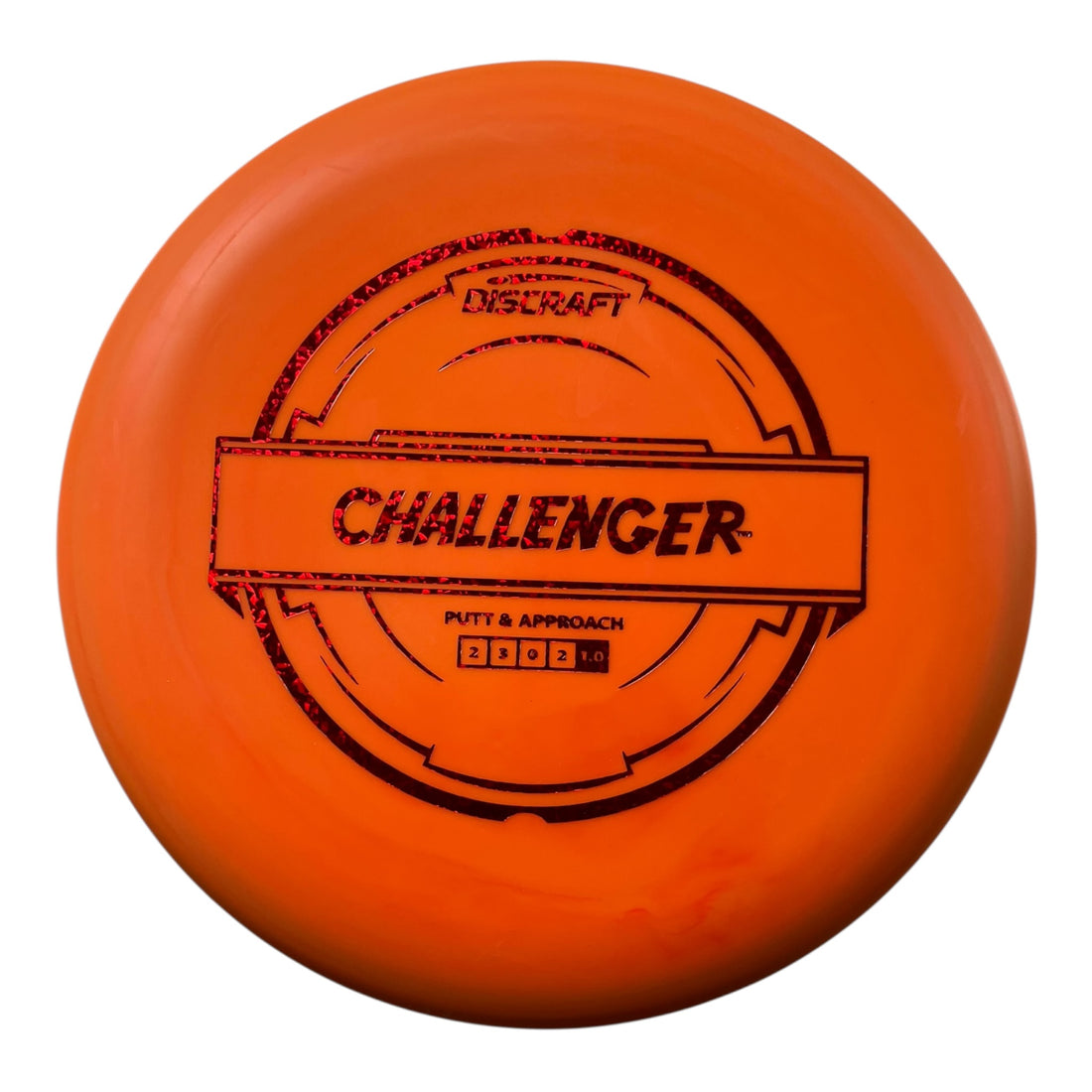 Discraft Challenger | Putter Line | Orange/Red 173g Disc Golf