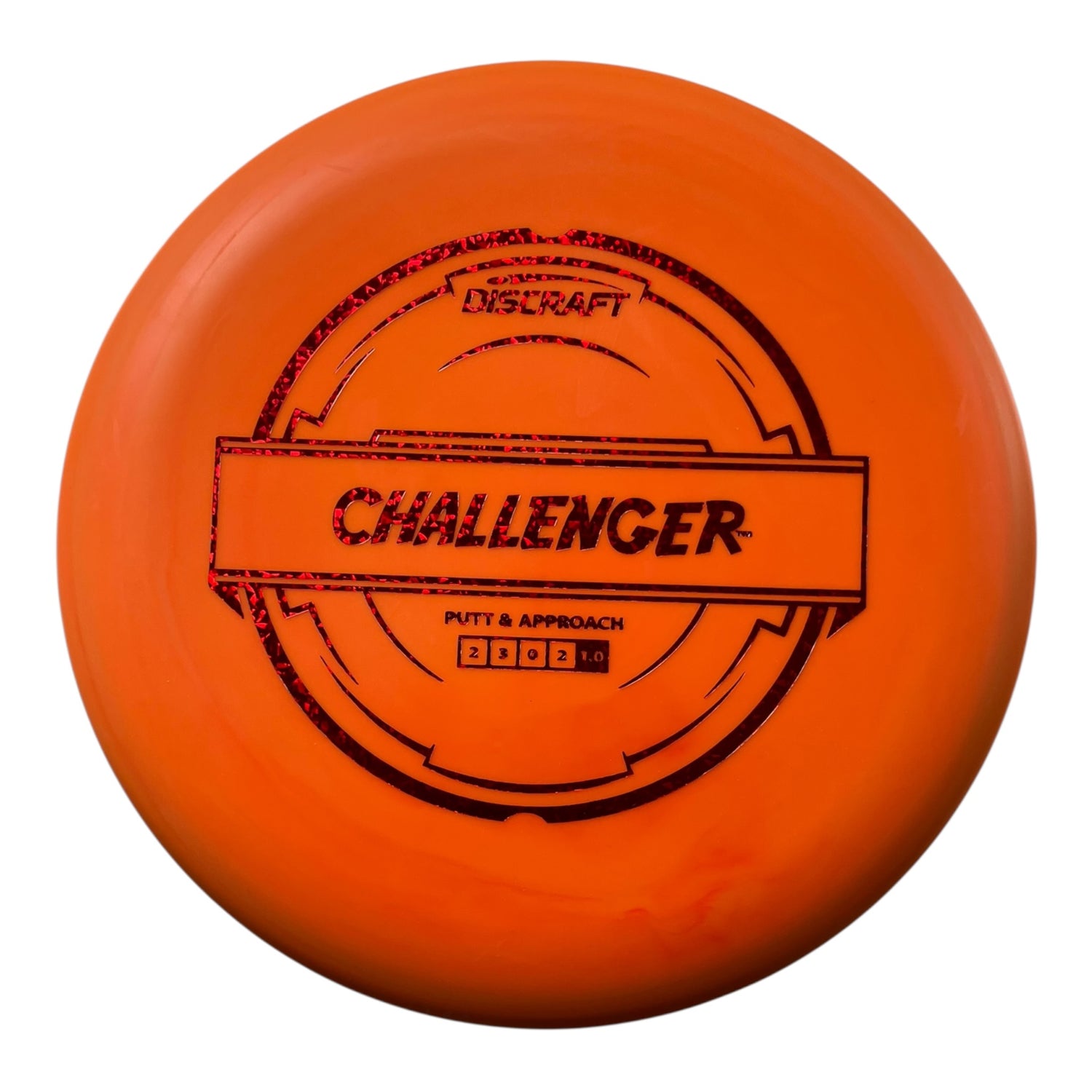 Discraft Challenger | Putter Line | Orange/Red 173g Disc Golf