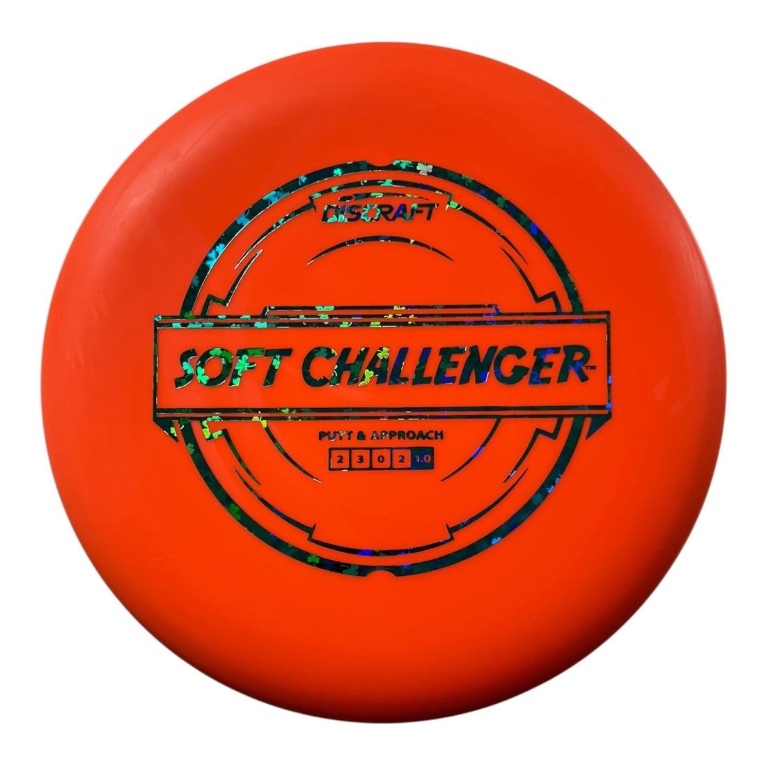 Discraft Challenger | Putter Line Soft | Orange/Clover 163g Disc Golf