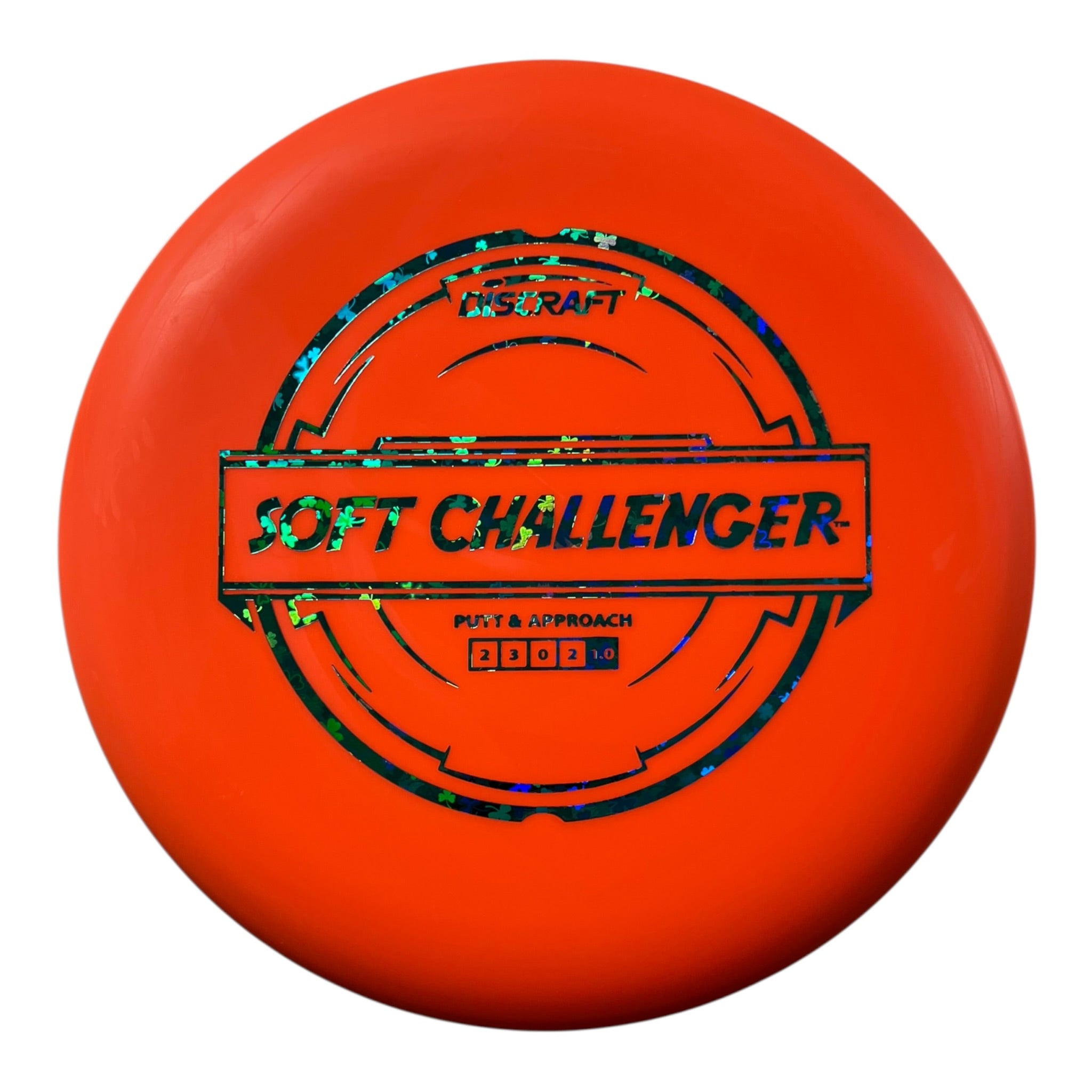 Discraft Challenger | Putter Line Soft | Orange/Clover 163g Disc Golf