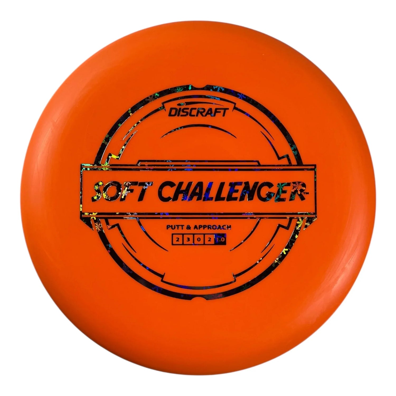 Discraft Challenger | Putter Line Soft | Orange/Snowflakes 172g Disc Golf