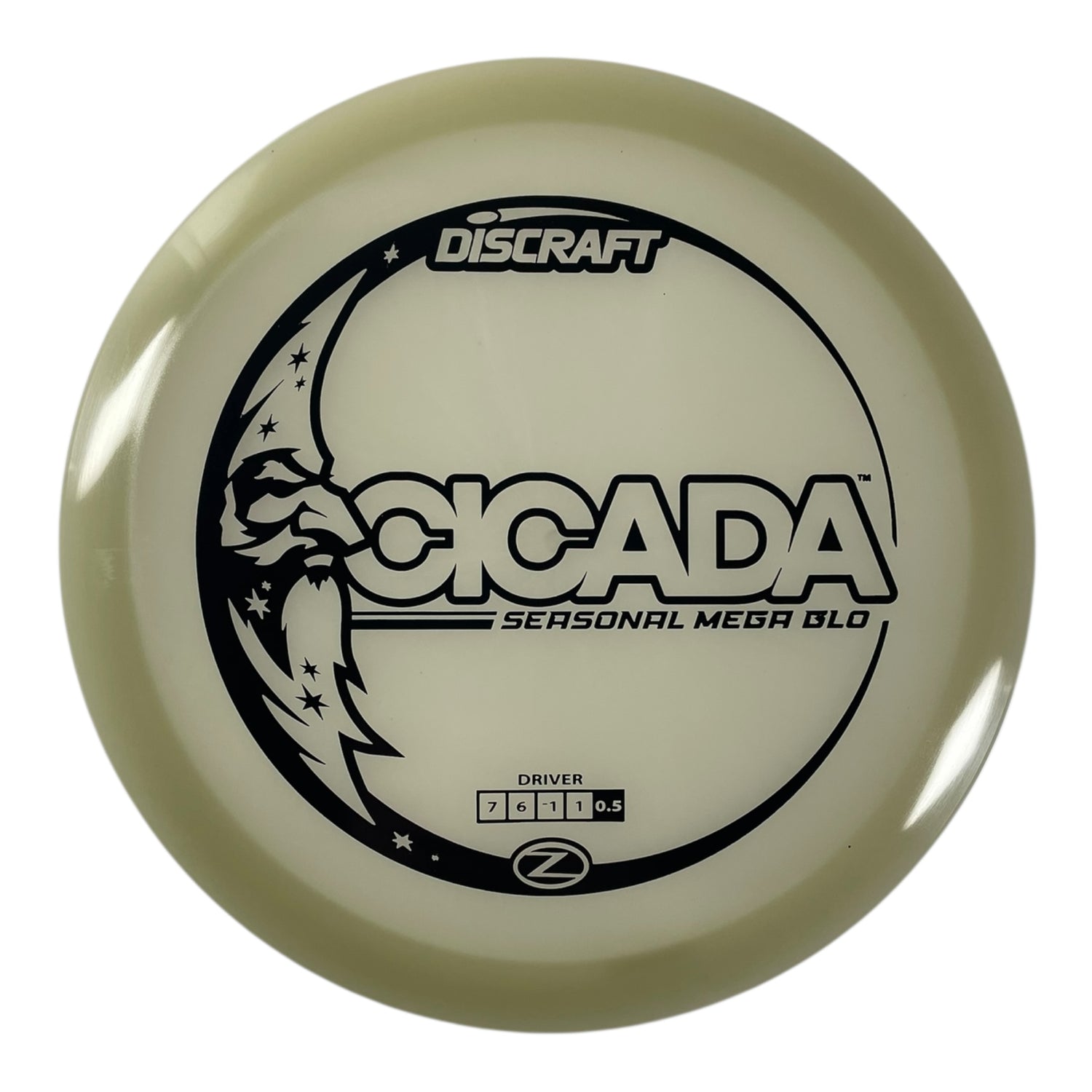 Discraft Cicada | Mega Glo | Glow/Black 174g Disc Golf