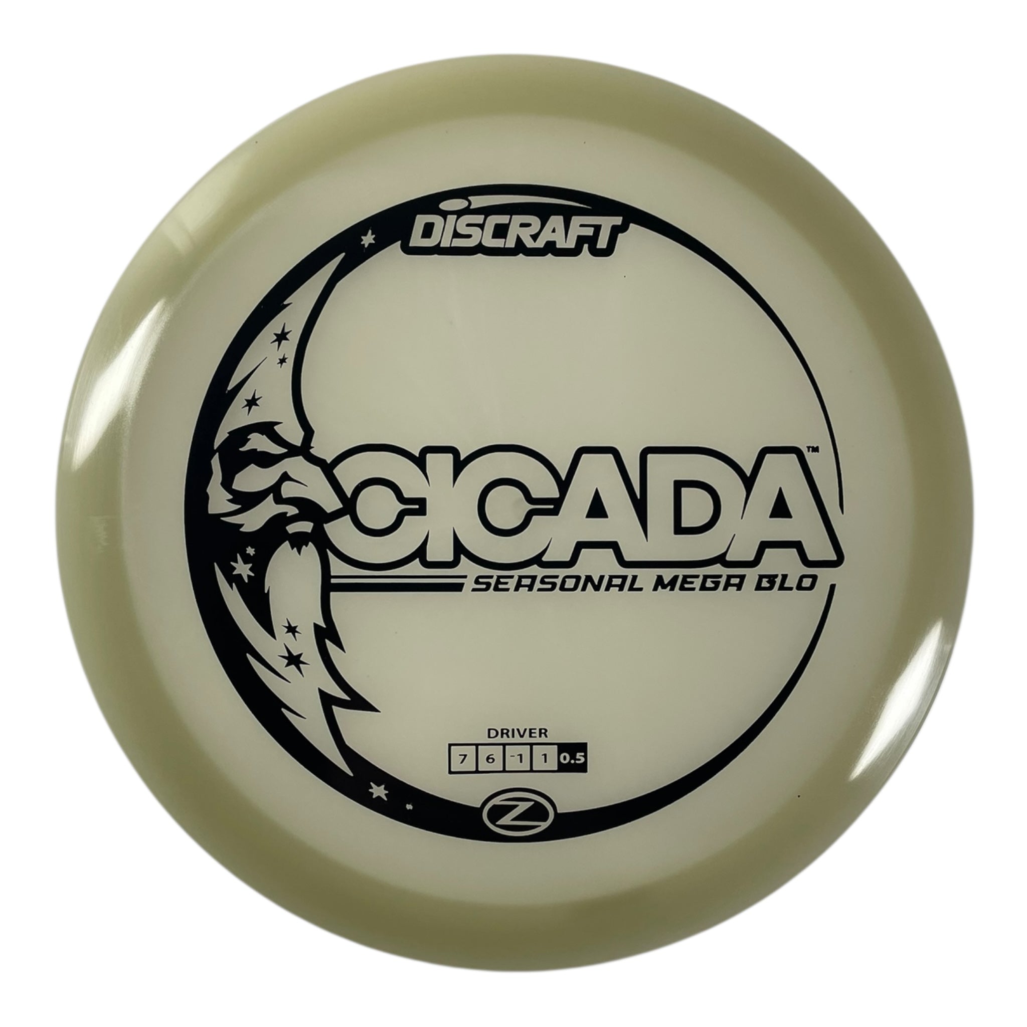 Discraft Cicada | Mega Glo | Glow/Black 174g Disc Golf