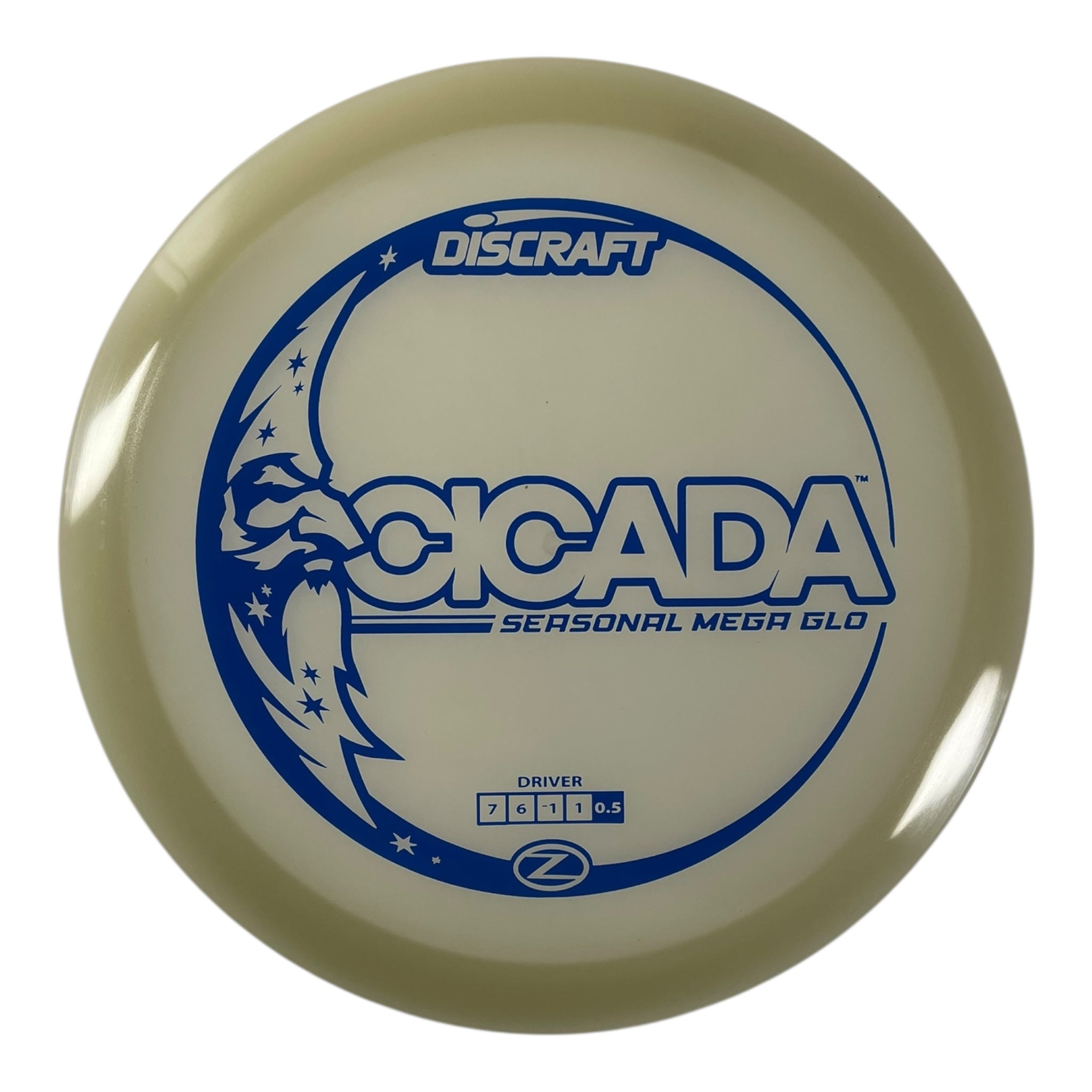 Discraft Cicada | Mega Glo | Glow/Blue 173g Disc Golf