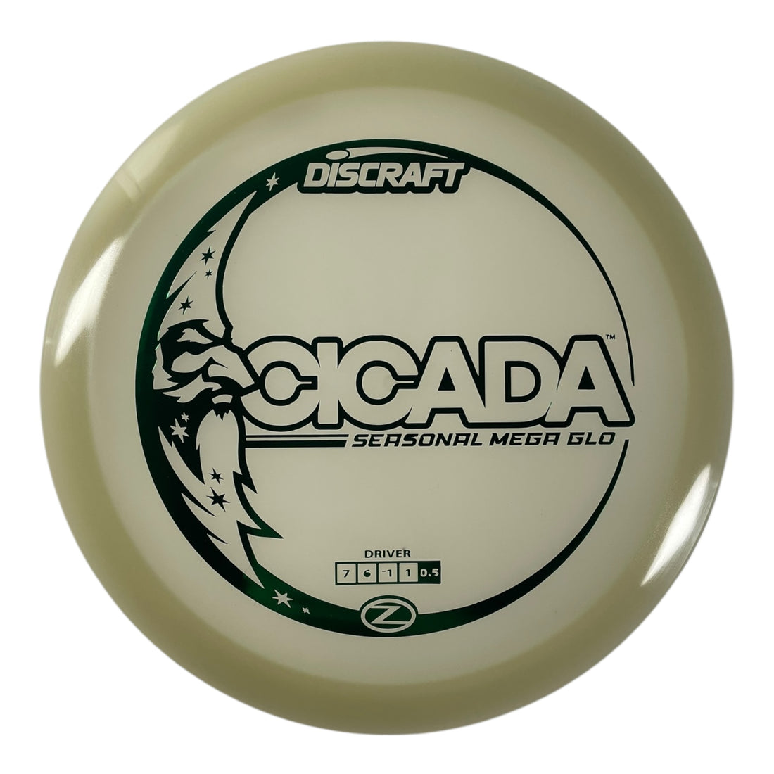 Discraft Cicada | Mega Glo | Glow/Green 174g Disc Golf
