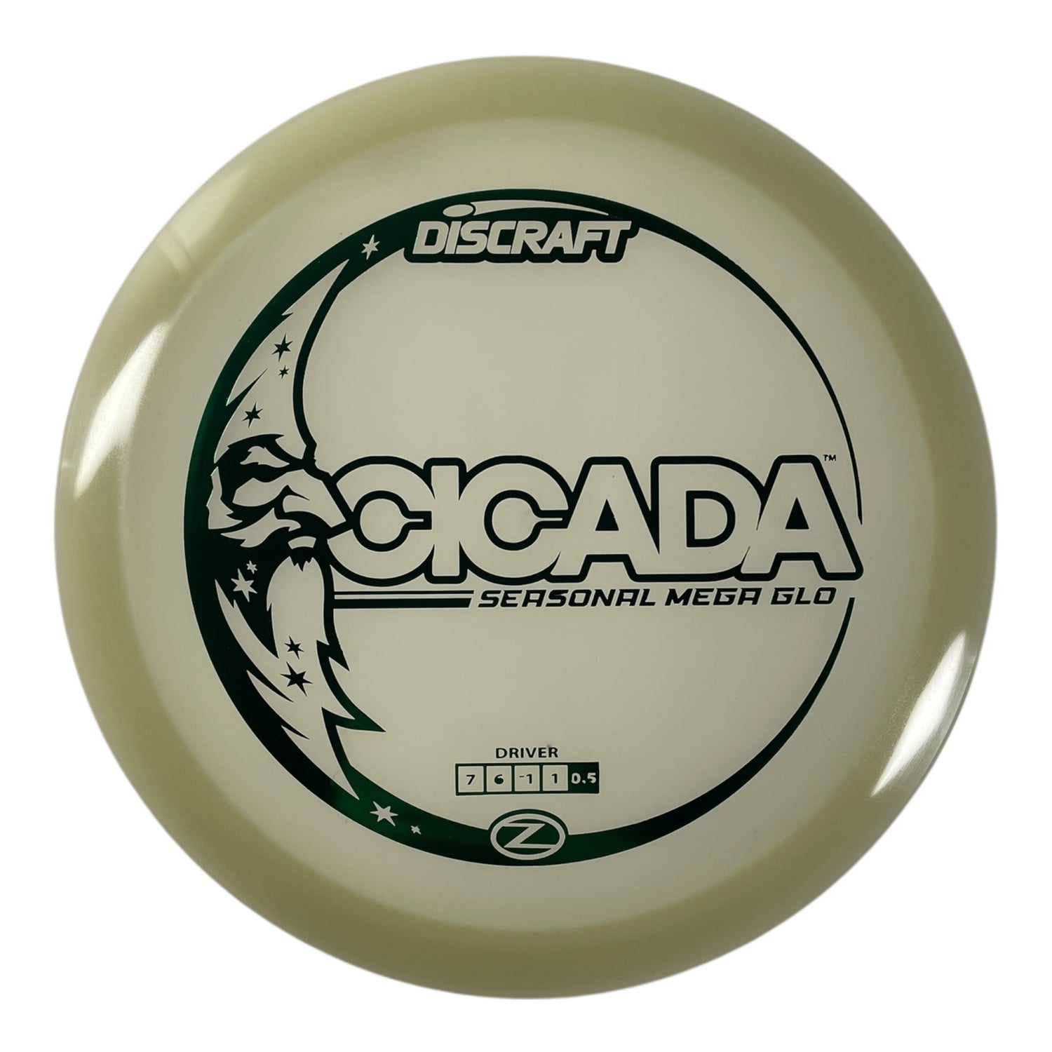 Discraft Cicada | Mega Glo | Glow/Green 174g Disc Golf