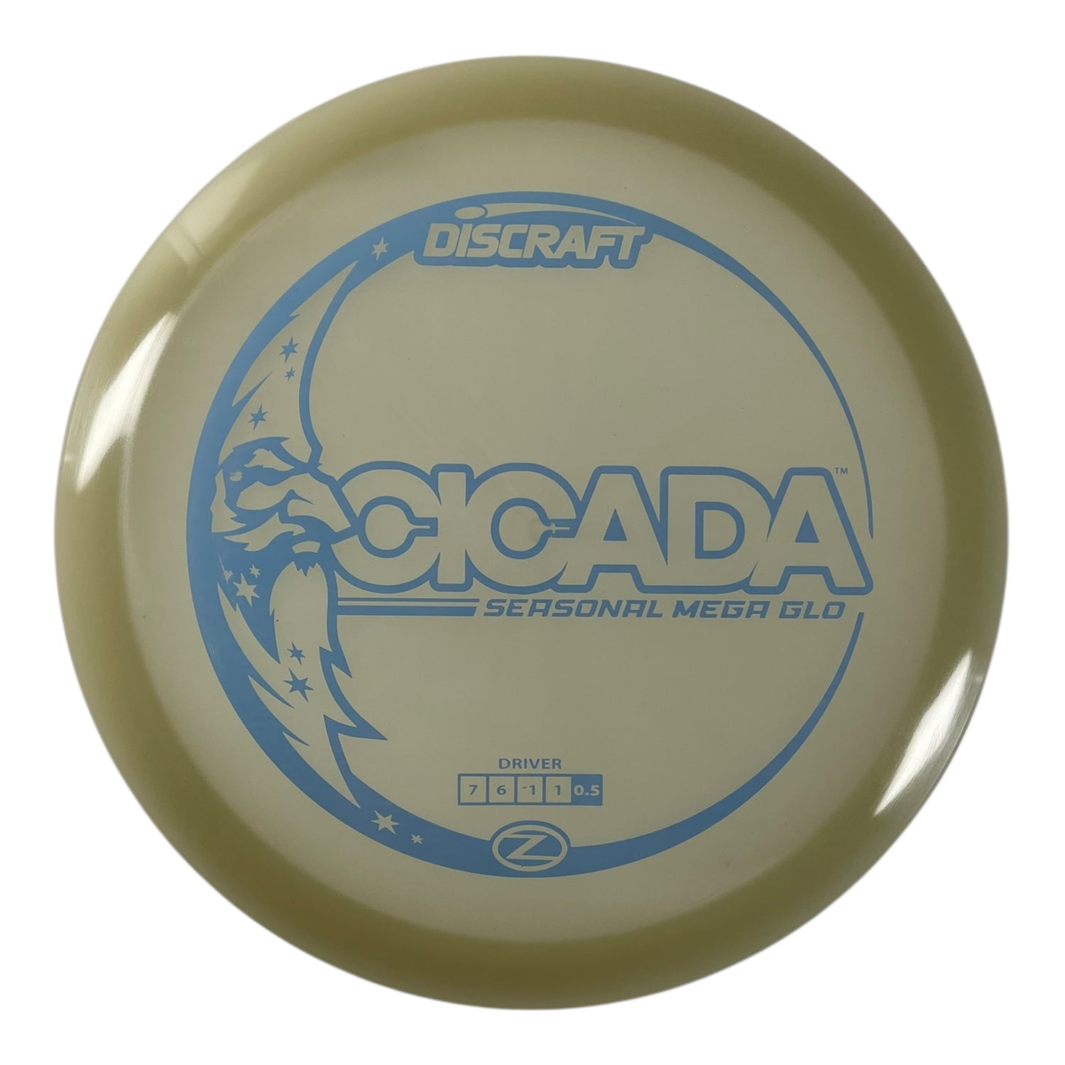 Discraft Cicada | Mega Glo | Glow/Light Blue 173g Disc Golf