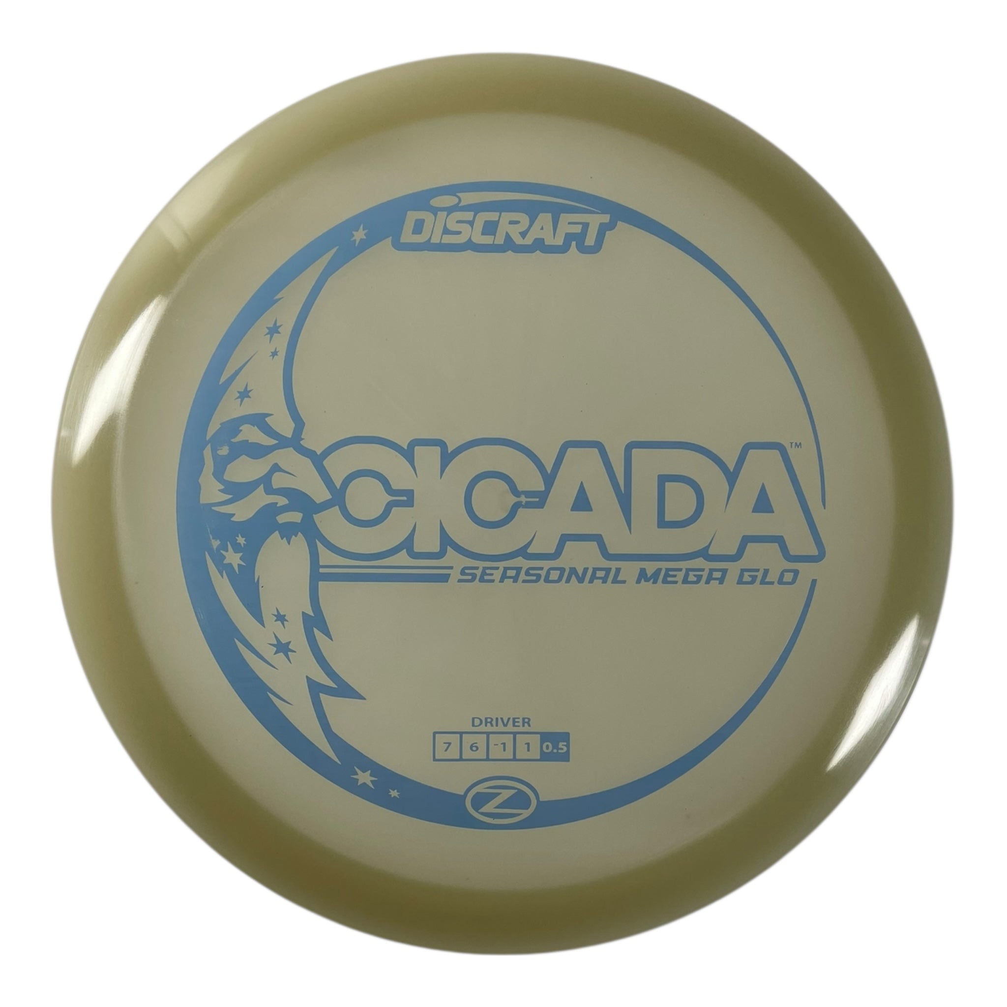Discraft Cicada | Mega Glo | Glow/Light Blue 173g Disc Golf