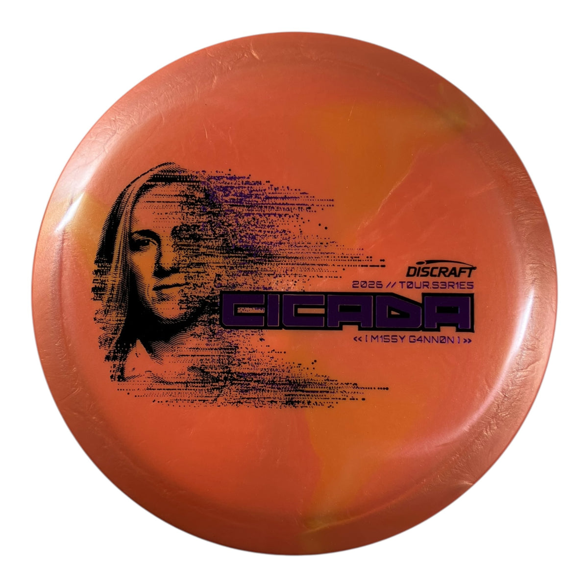 Discraft Cicada | Titanium Big Z | Orange/Purple 173g (Missy Gannon 2026 Tour Series) Disc Golf