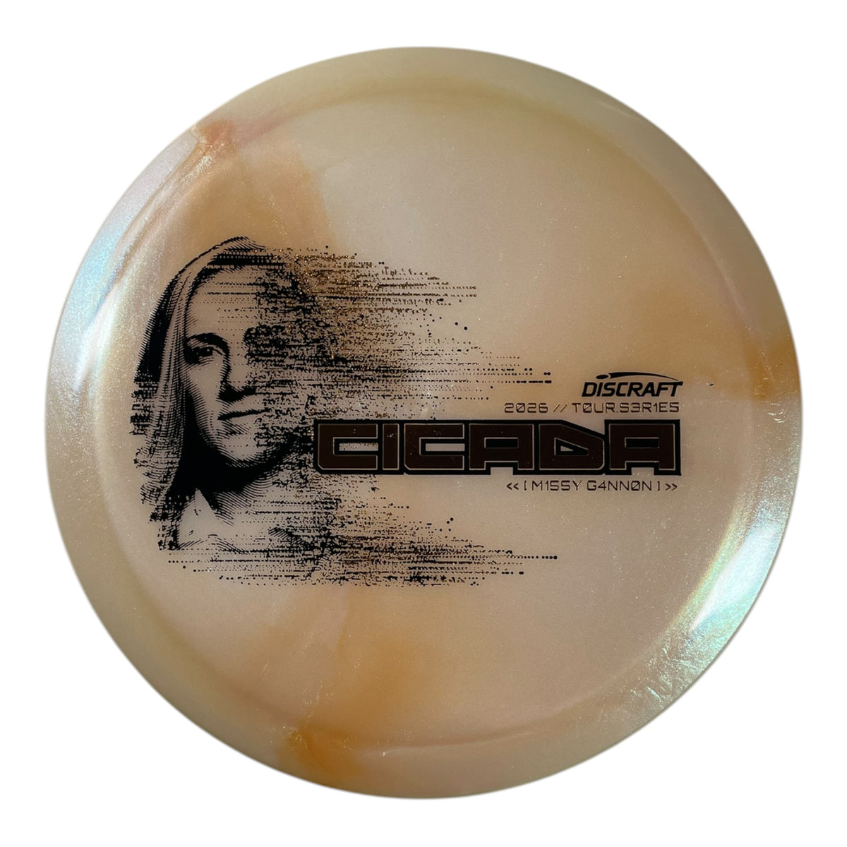 Discraft Cicada | Titanium Big Z | Yellow/Bronze 169g (Missy Gannon 2026 Tour Series) Disc Golf