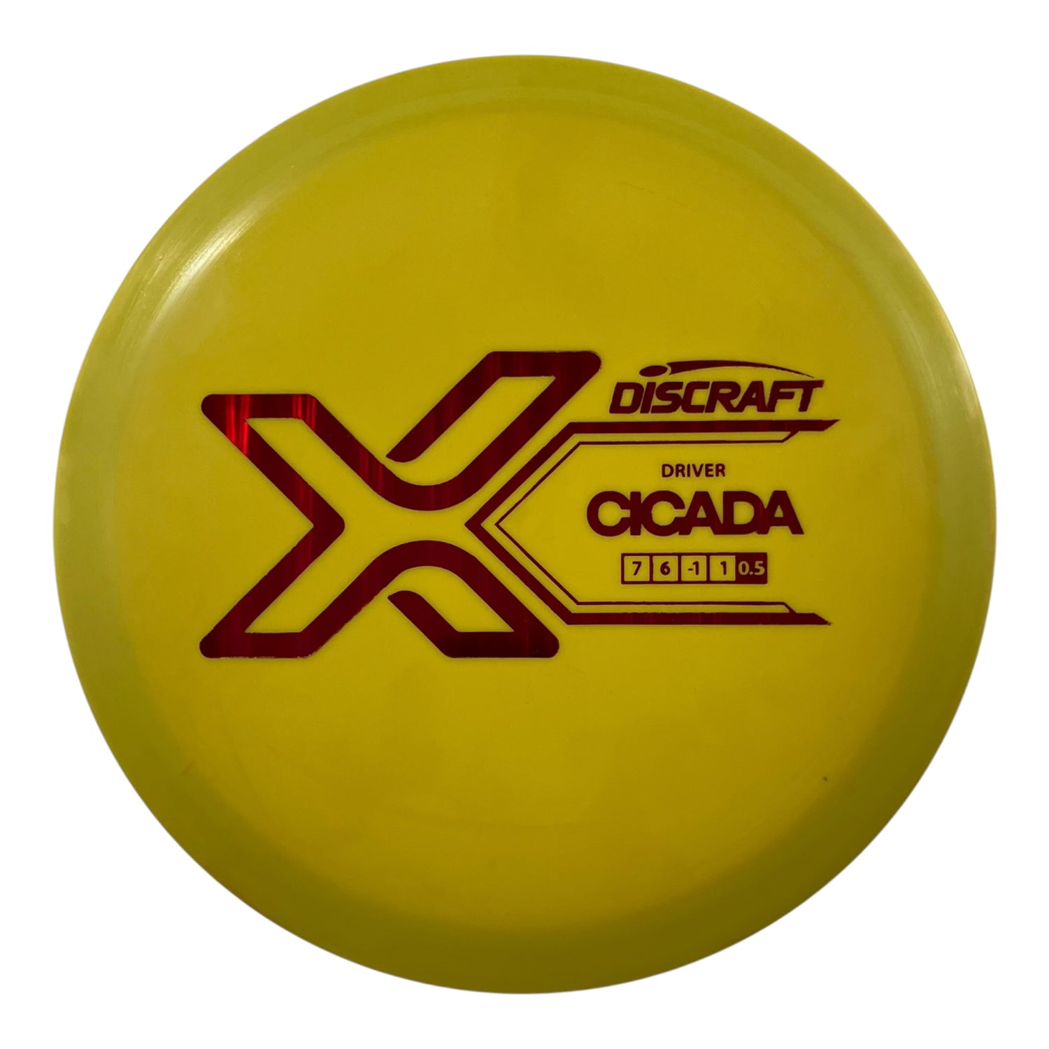Discraft Cicada | X Line | Yellow/Red 167g Disc Golf