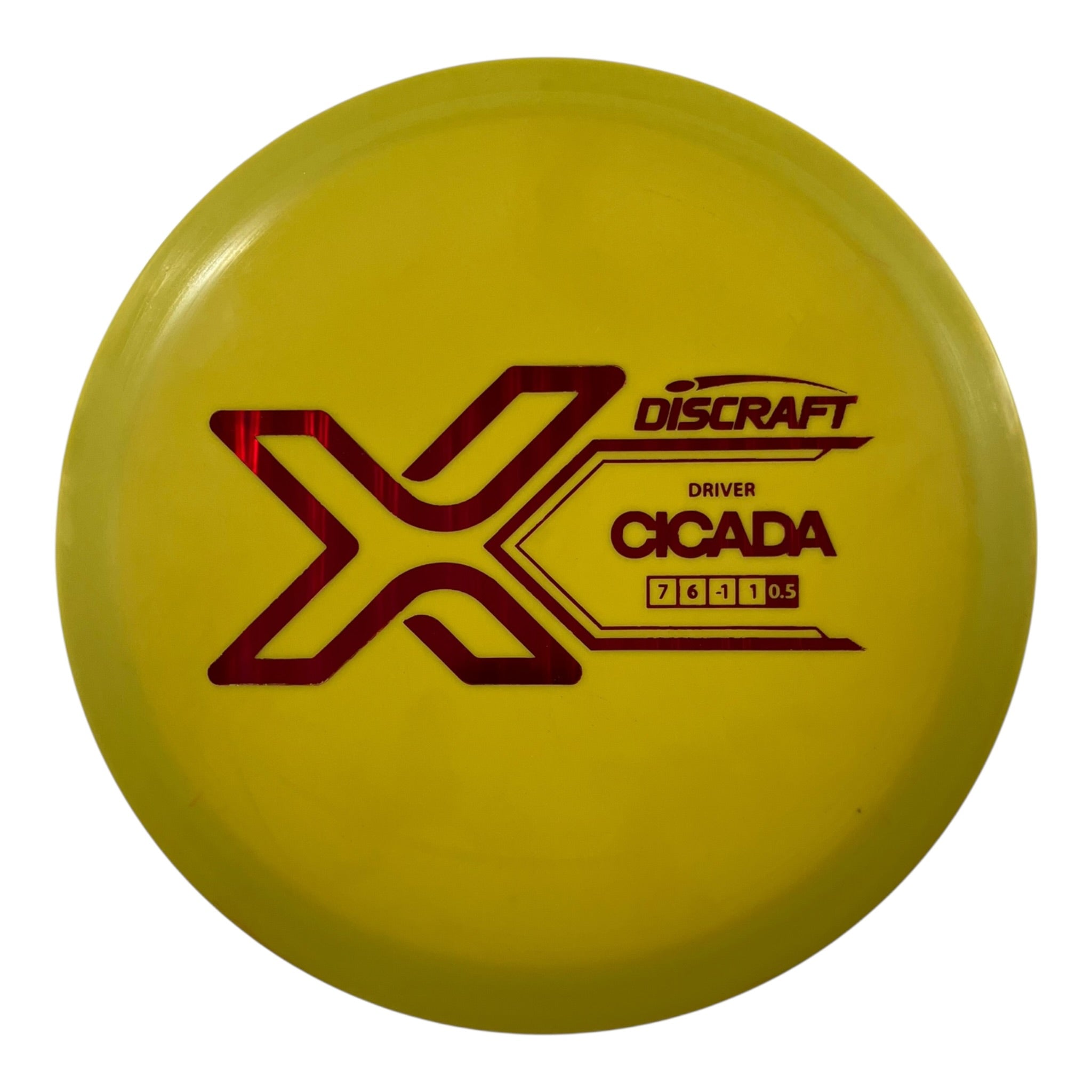 Discraft Cicada | X Line | Yellow/Red 167g Disc Golf