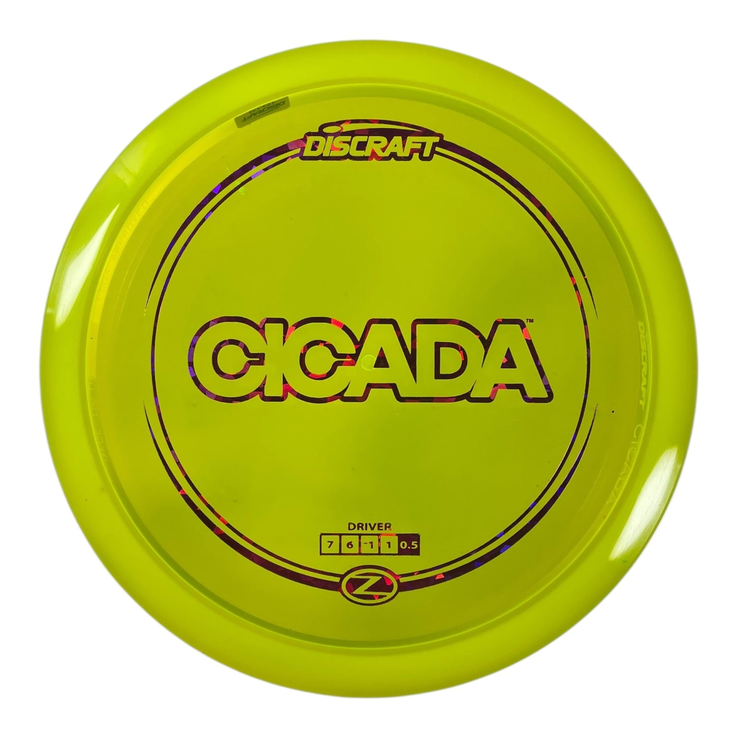 Discraft Cicada | Z Line | Yellow/Pink 174g Disc Golf