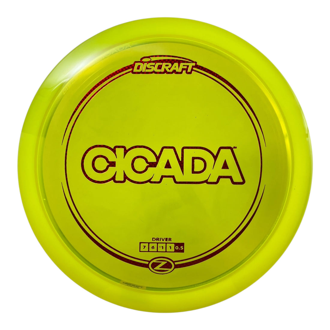 Discraft Cicada | Z Line | Yellow/Red 175g Disc Golf