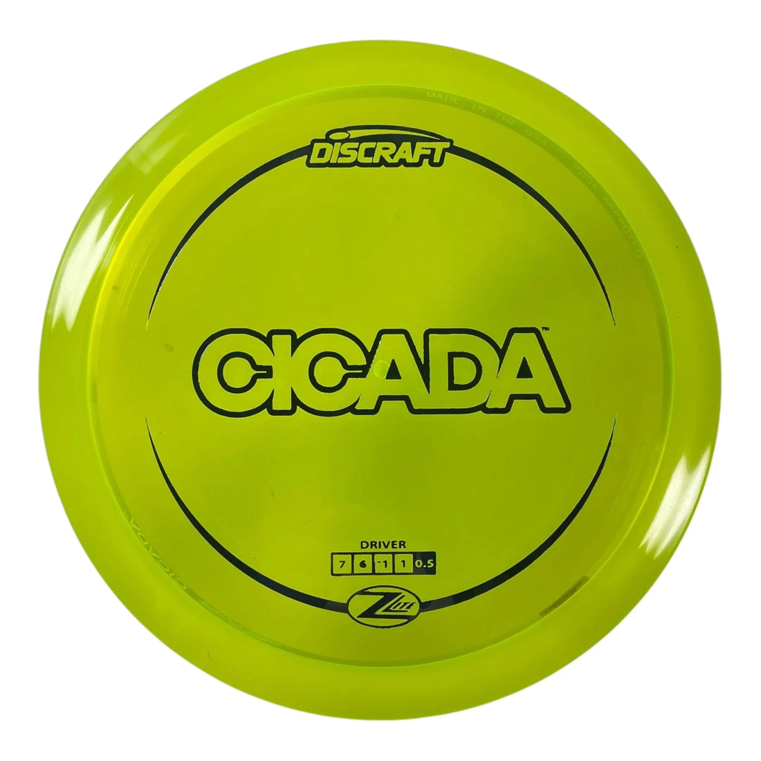 Discraft Cicada | Z Lite | Yellow/Blue 162g Disc Golf