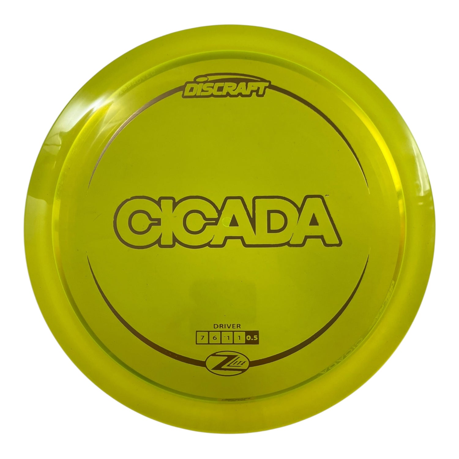 Discraft Cicada | Z Lite | Yellow/Gold 163g Disc Golf