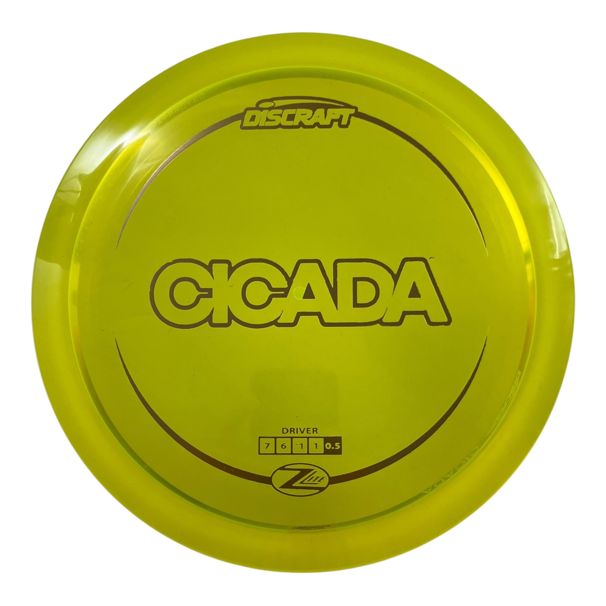 Discraft Cicada | Z Lite | Yellow/Gold 163g Disc Golf