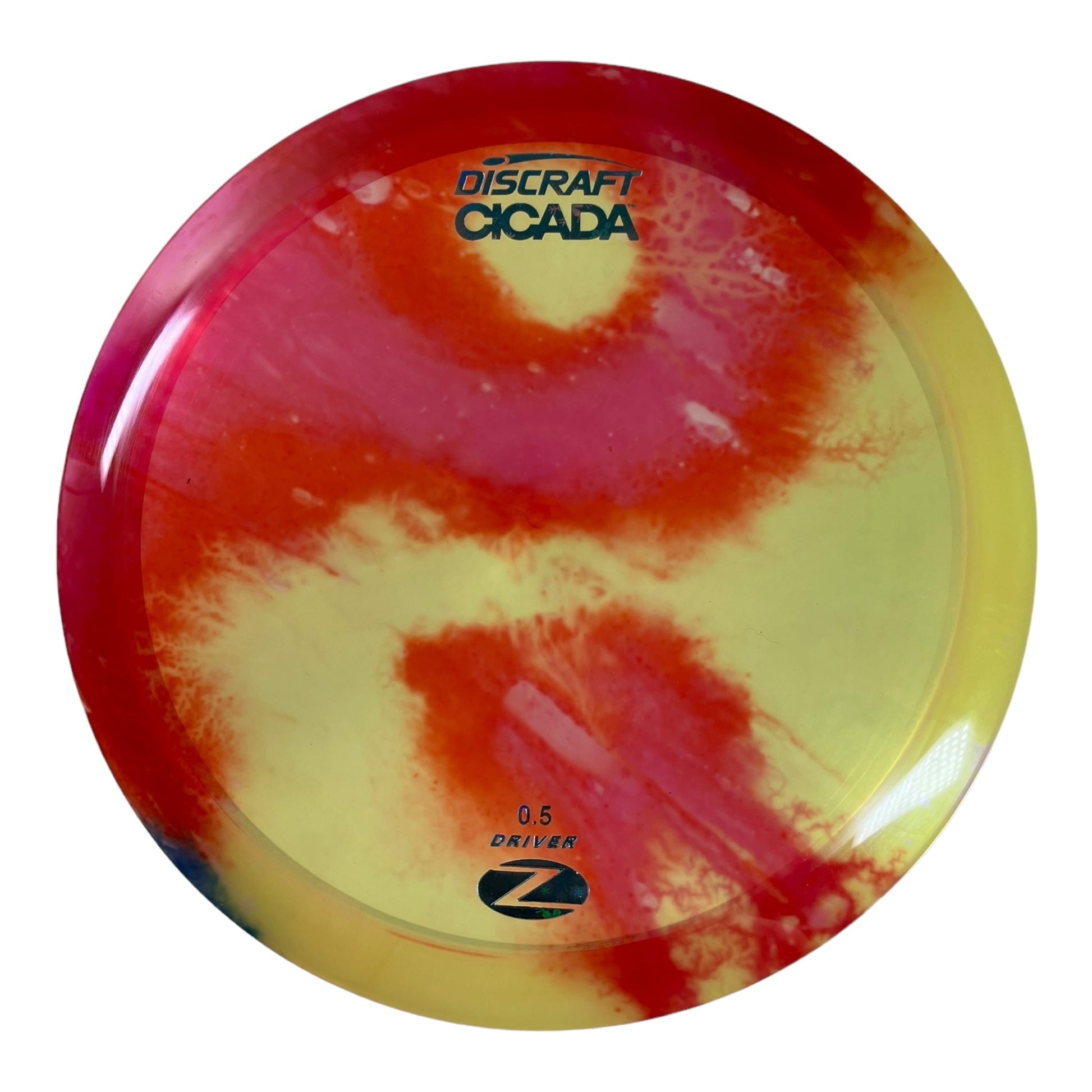 Discraft Cicada | Z Line Fly Dye | Pink/Snowflake 170g Disc Golf