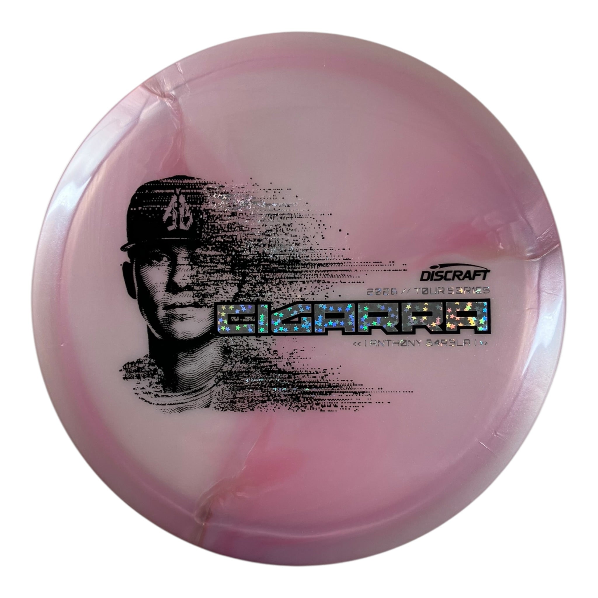 Discraft Cigarra | Titanium Big Z | Pink/Stars 171g (Anthony Barela 2026 Tour Series) Disc Golf
