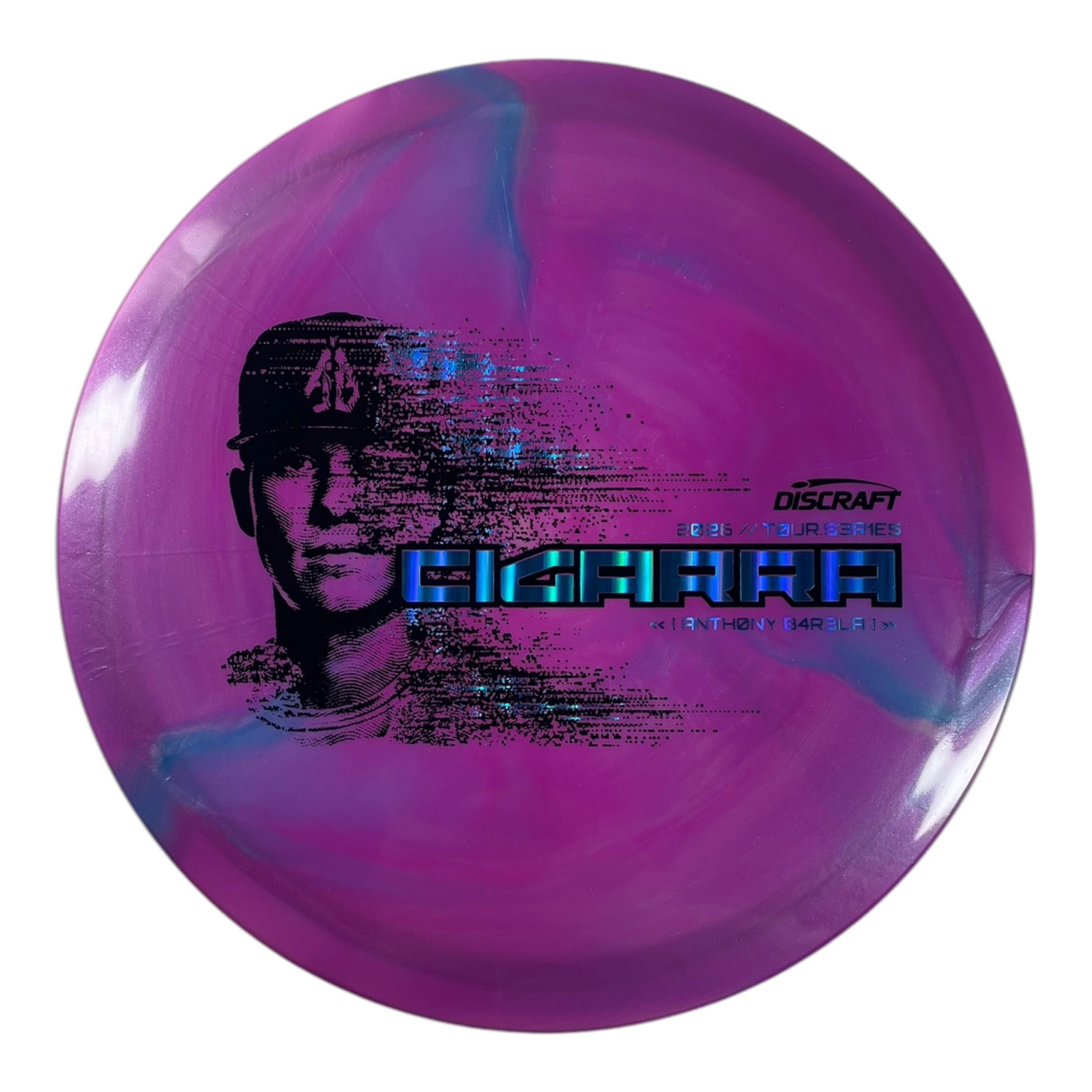 Discraft Cigarra | Titanium Big Z | Purple/Blue Holo 173g (Anthony Barela 2026 Tour Series) Disc Golf