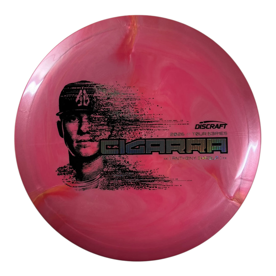 Discraft Cigarra | Titanium Big Z | Red/Metal 171g (Anthony Barela 2026 Tour Series) Disc Golf