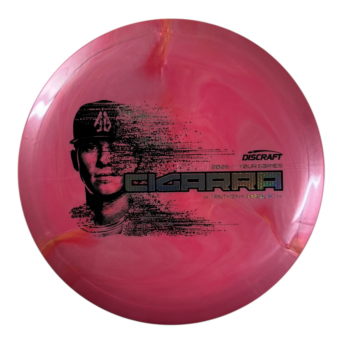 Discraft Cigarra | Titanium Big Z | Red/Metal 171g (Anthony Barela 2026 Tour Series) Disc Golf