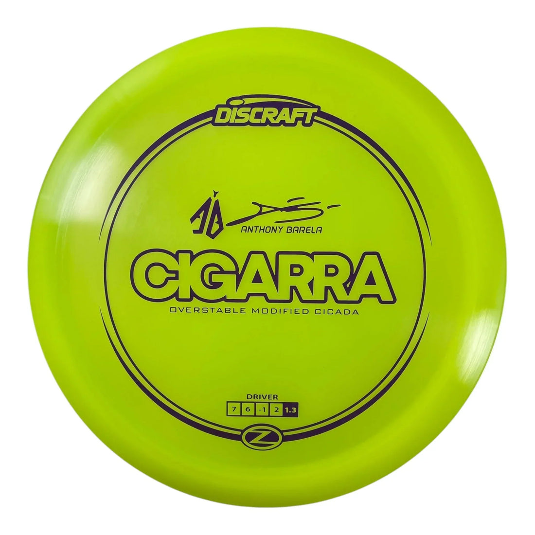 Discraft Cigarra | Z Line | Green/Black 173g (Anthony Barela) Disc Golf