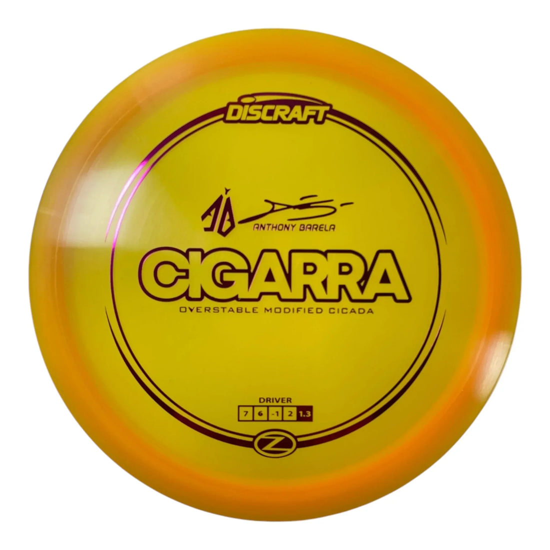 Discraft Cigarra | Z Line | Orange/Purple 169g (Anthony Barela) Disc Golf