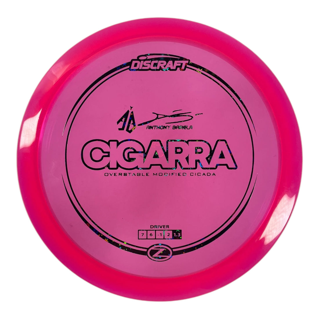 Discraft Cigarra | Z Line | Pink/Black Holo 172g (Anthony Barela) Disc Golf