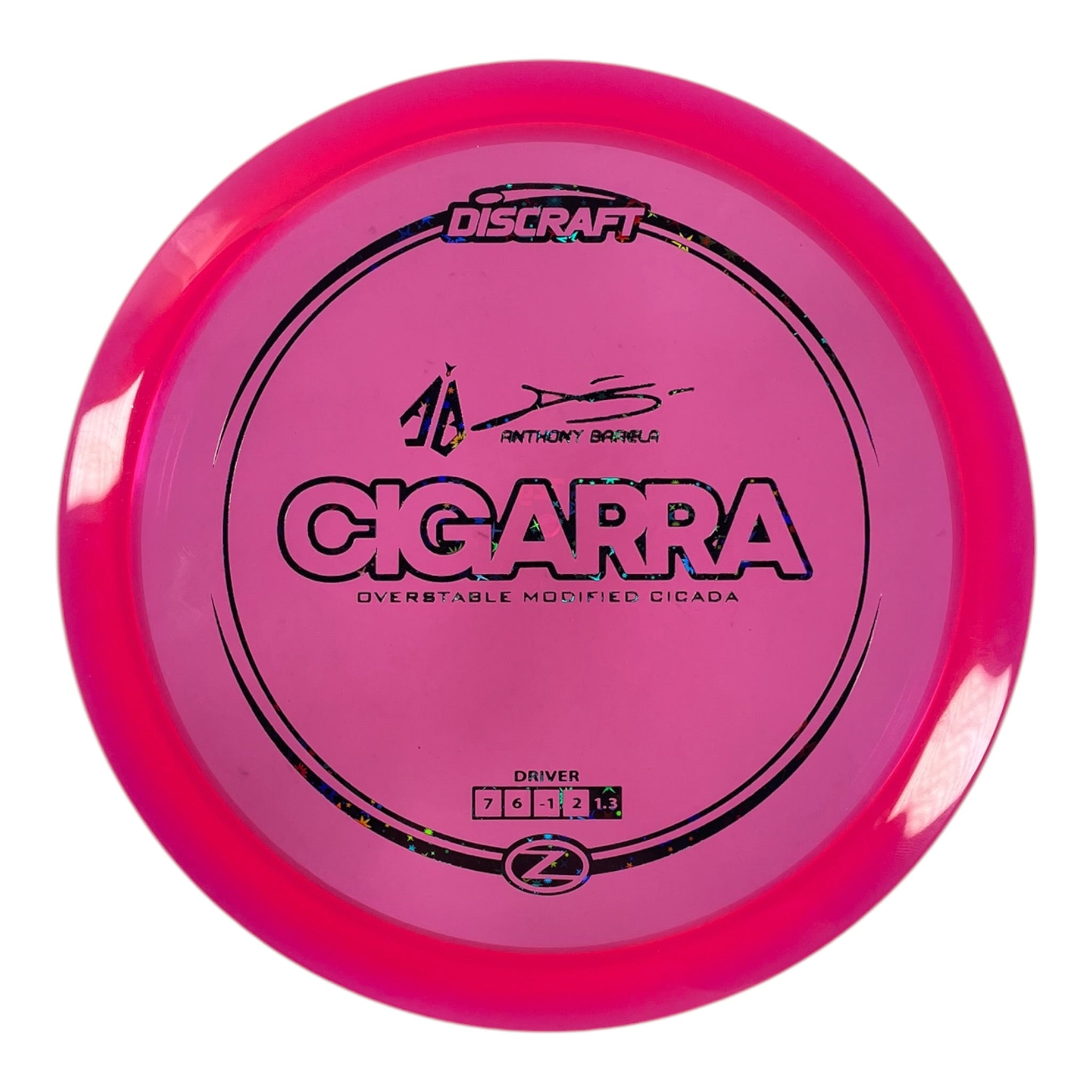 Discraft Cigarra | Z Line | Pink/Black Holo 172g (Anthony Barela) Disc Golf