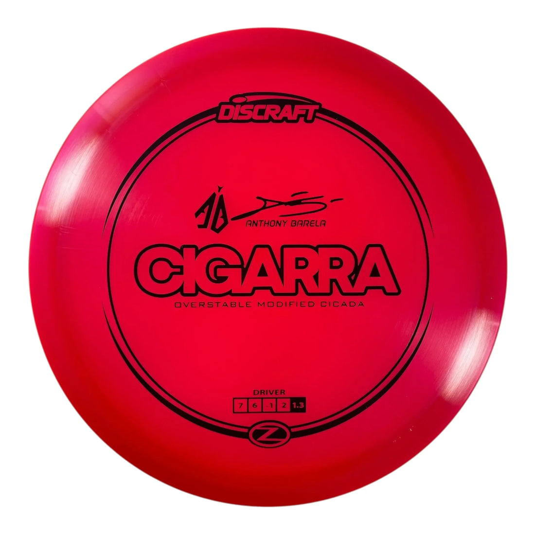 Discraft Cigarra | Z Line | Red/Black 167g (Anthony Barela) Disc Golf